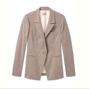 Rebecca Taylor TAILORED HOUNDSTOOTH SUITING JACKET